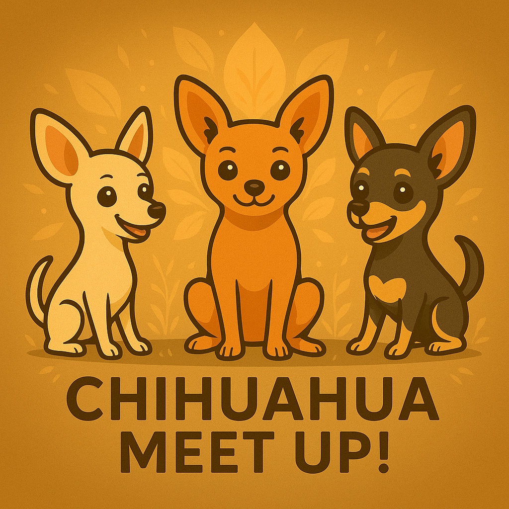 Monthly dog meetup group photo